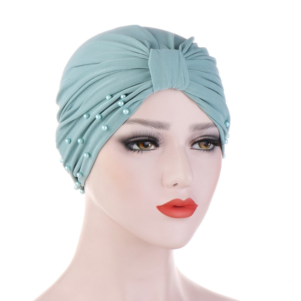 Amara Beaded Cotton Cap