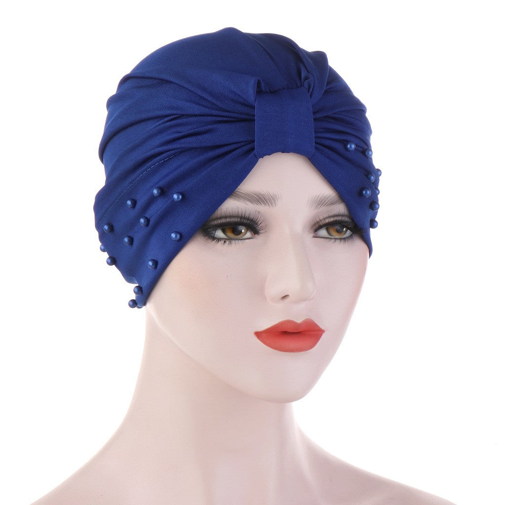 Amara Beaded Cotton Cap