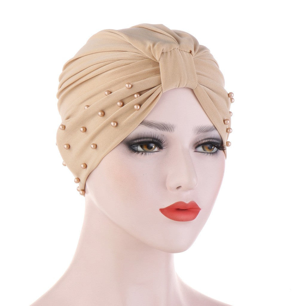 Amara Beaded Cotton Cap