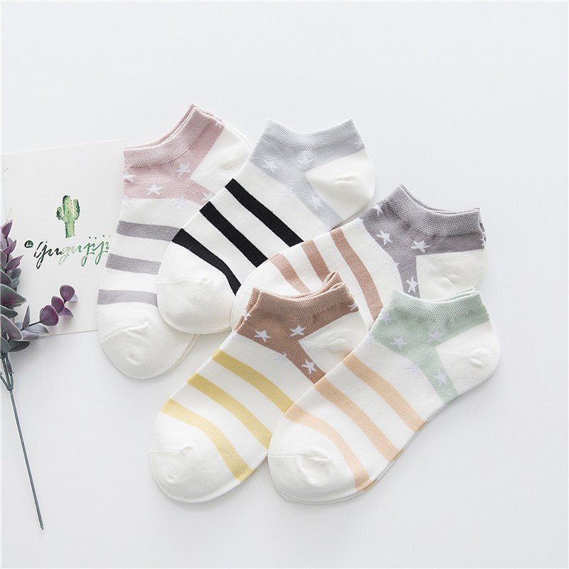 Mimi Playful Cat Cotton Socks Set