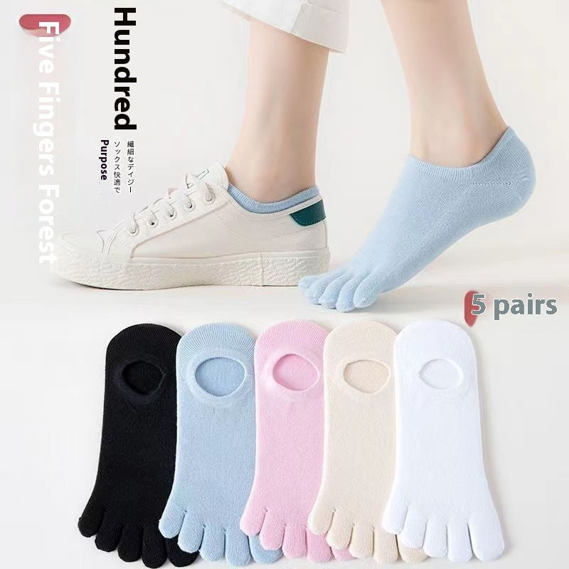 Nira Cotton Toe Socks