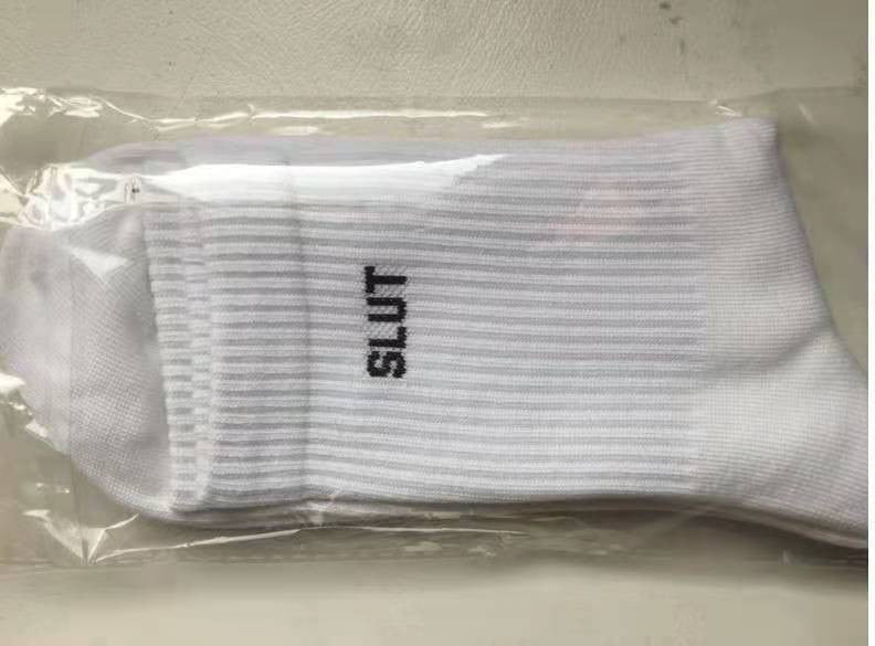 Rebel Script Statement Socks