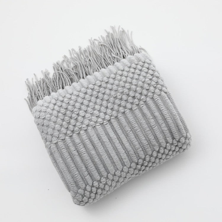 Solara Luxe Tassel Scarf Blanket