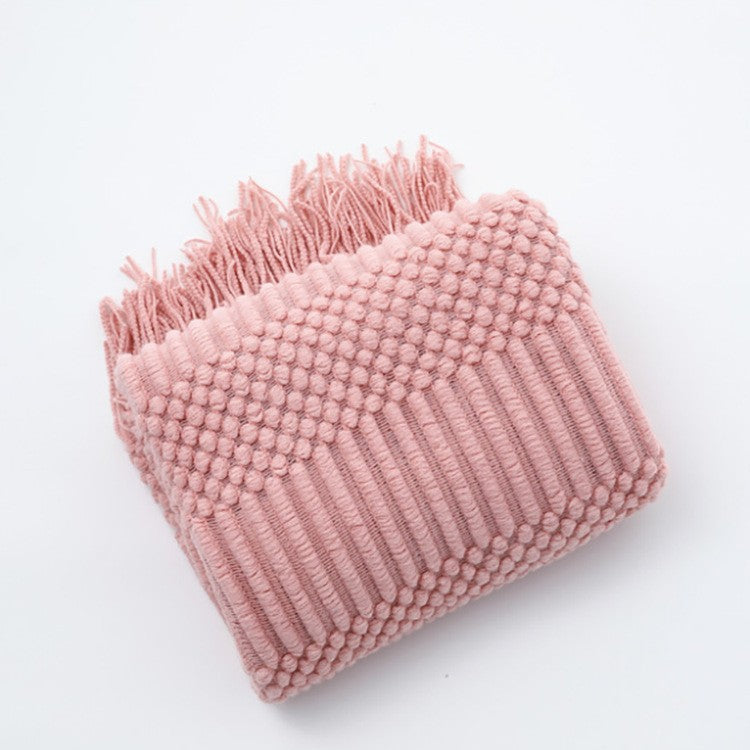 Solara Luxe Tassel Scarf Blanket