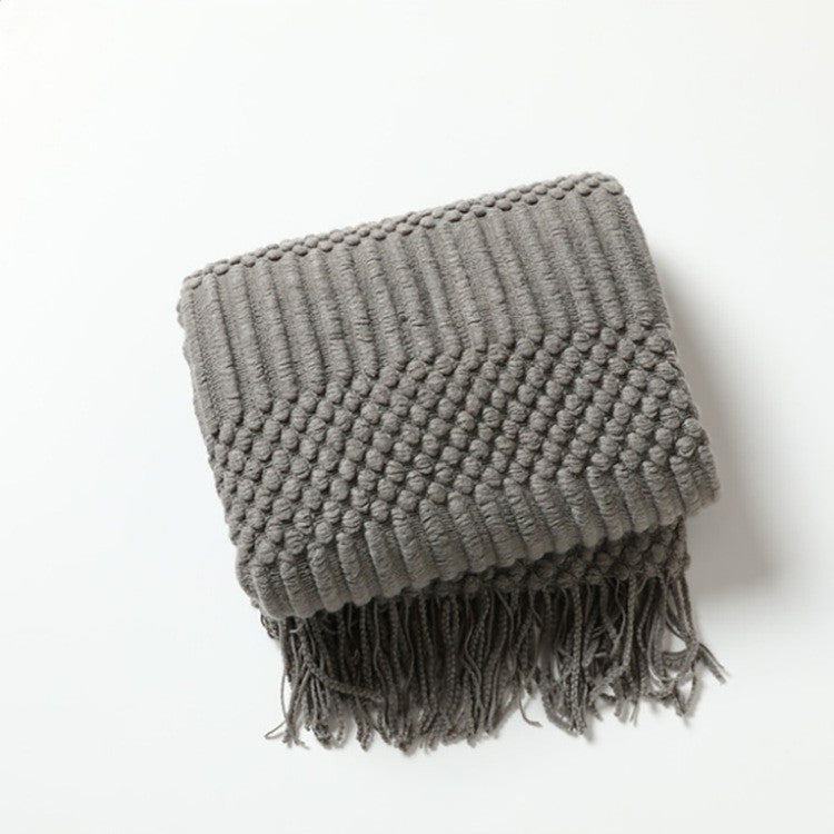 Solara Luxe Tassel Scarf Blanket