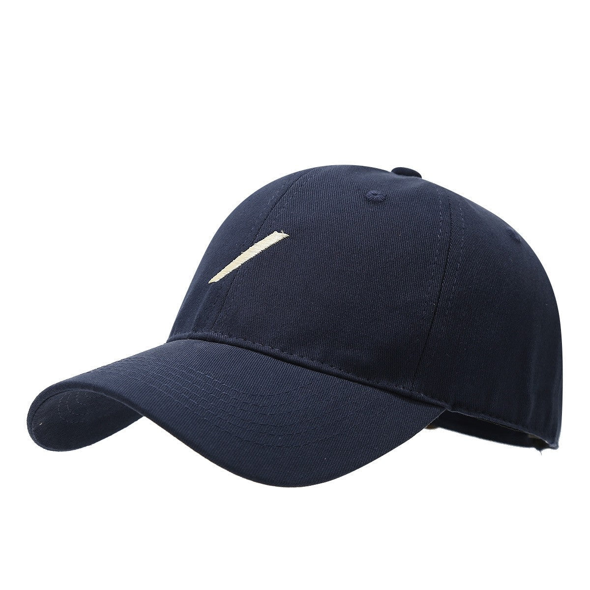 Solenne Curved Brim Cotton Baseball Cap